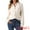 Apricot, variant on DARING DIVA Women's Casual Long Sleeve Button Down Turn Down Collar Shirts XS Apricot