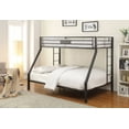 thumbnail image 2 of 83" X 63" X 65" Sandy Black Metal Twin XL Over Queen Bunk Bed, 2 of 2