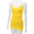 thumbnail image 4 of Bozzolo Women Junior & Plus Adjustable Spaghetti Strap Lace Trim Tunic Tank Top Camisoles, 4 of 5
