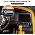 thumbnail image 4 of TINKI Aluminum Alloy for Chevrolet Corvette C7 2014-2019 Car Air Conditioner Volume Knob Cover Trim Car Accessories, 4 of 14