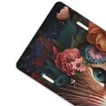 thumbnail image 2 of Zufioo Flower Crown Cat Print Car Aluminum Front License Plate, 12x6 Inch Decorative Personalized Car License Plate Car Accessories, 2 of 8