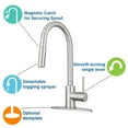 thumbnail image 2 of Pacific Bay  Bellevue Pull-Down Kitchen Faucet Brushed Satin Nickel Nickel Finish, 2 of 11