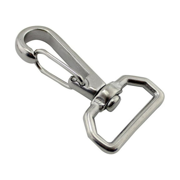 Soimiss 2Pcs Multiuse Stainless Steel Carabiner Buckle for Backpack Accessories
