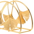 thumbnail image 3 of unbranded Servilletas De Metal Dorado Con De Hojas Ideal Para Bodas Y Eventos, 3 of 6
