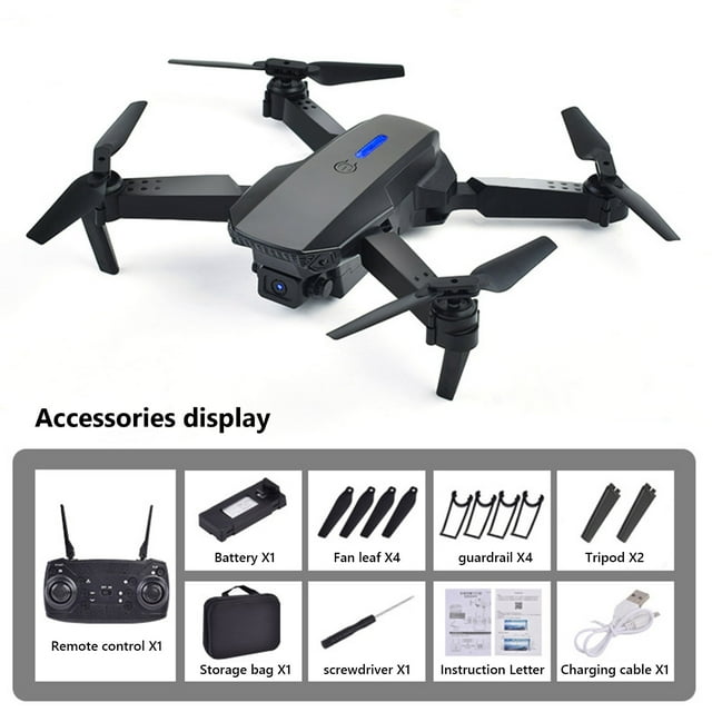 Pisexur Electronics - Dron plegable para hombre con cámara FPV 4K HD, cuadricóptero RC plegable con retención de altitud, ajuste de velocidad, giro y sistema de vibración. Electrónica para niños, org