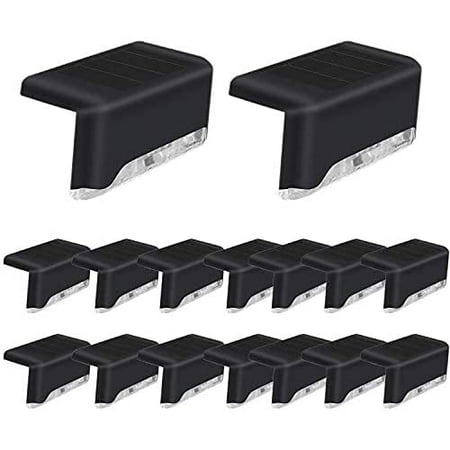 

Solar Deck Lights 16 Pack Fence Post Solar Lights for Patio Pool Stairs Step and Pathway Weatherproof LED Deck Lights Solar Powered Outdoor Lights