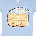 thumbnail image 4 of Inktastic Cute Smiling Cake with Confetti Sprinkles Boys or Girls Baby Bodysuit, 4 of 5