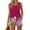 Hot Pink, variant on Two Piece Sets for Women - Women's Summer Casual Shorts Set Sleeveless Square Neck Athletic Top with Pockets and Drawstring - Vacation Outfit,Army Green L