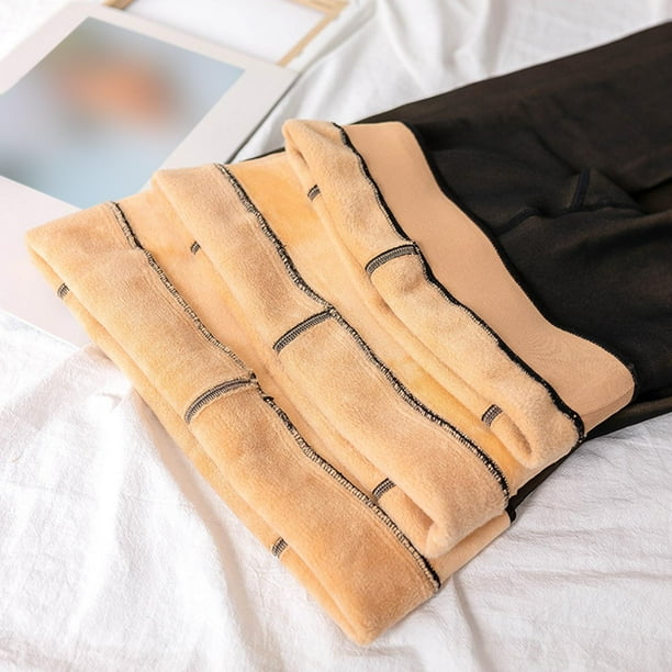 Medias con forro para mujer pantimedias termicas opacas elasticas ajustadas sin costuras 200g Con pies Colcomx pantimedias mujer