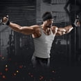 thumbnail image 3 of RDX L4 Deepoq Short Finger Leather Weightlifting & Powerlifting Gym Gloves, 3 of 8