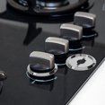 thumbnail image 4 of OULII 5Pcs Gas Stove Burner Liners Silver Plating Round Safety Covers For Stove, 4 of 8