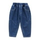 thumbnail image 1 of Odeerbi 2-10 Años Niños Niñas Pantalones Vaqueros Jogger Color Sólido Cintura Media Vaqueros Con Bolsillo, 1 of 9