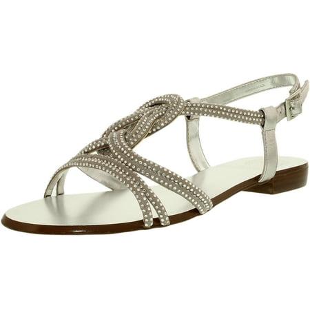 

Vince Camuto Women s Jalina Leather Silverado Ankle-High Fabric Sandal - 8.5M