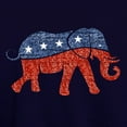thumbnail image 3 of CafePress - Glitter Republican Eleph - Pullover Hoodie, Classic & Comfortable Hooded Sweatshirt, 3 of 4
