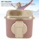 thumbnail image 3 of Ventilador De Cintura, ABS Portátil 360 Grad Ajustable Ventilador De 3 Velocidades Recargable Con Clips Seguros Para Eventos Al Aire Viaje, 3 of 7