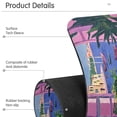 thumbnail image 4 of Yayeee Faucet Mat for Kitchen Sink 14.7" Diatomite Long Splash Guard Pad, Purple Window Scene, 2 Pack, 4 of 7
