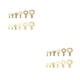 thumbnail image 4 of Cateissary Terminales de anillo Conectores de crimpado de cable Juego de terminales de conexión de ojo Accesorios 150 piezas 2Conjunto, 4 of 6