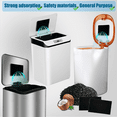 thumbnail image 3 of 24Pack Trash Can Absorbing Filters, Activated Charcoal Purifying Deodorizer for Trash Cans, Compost Buckets-Rectangle, 3 of 7