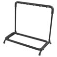 thumbnail image 1 of 5 Guitar Stand Rack, Iron Foldable Modern Multi Guitar Holder Portable Stable  for Commercial, 1 of 8