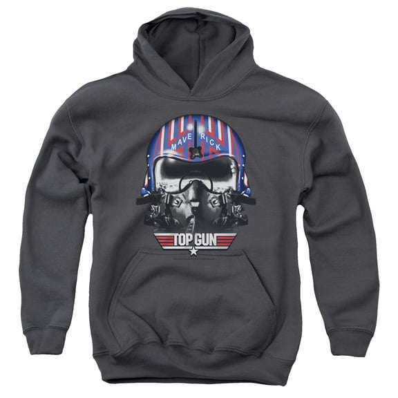 Top Gun - Maverick Helmet - Youth Hooded Sweatshirt - Small