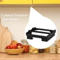 thumbnail image 2 of Paper Plate Dispenser for 9 Inch Under Cabinet Bamboo Plates Holder Kitchen Counter Vertical Plate Dipensers Holders,A, 2 of 5
