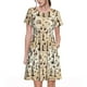 thumbnail image 1 of Balery Wine 1 Vestidos sueltos de manga corta para mujer, vestidos de verano 2025, vestidos casuales de corte A con vuelo., 1 of 6
