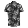 thumbnail image 5 of Awdenio Mens Graphic T-shirts Casual: Beach Vacation Tropical Mens Button Down Short Sleeve Shirt with Pocket, 5 of 6