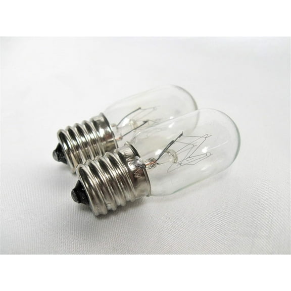 2SCW. 2 New Screw-in Clear Sewing Machine Light Bulbs, 120V, 15W, Compatible w/not Manufactured by Bernette, Riccar. Will fit Bernette 530, Riccar 414, 500, Plus Other Models as Below: