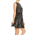thumbnail image 2 of Feinuhan Women's Backless Sleeveless Sequin Stripe Party Evening Mini Dress with Deep V Back For Women, 2 of 6
