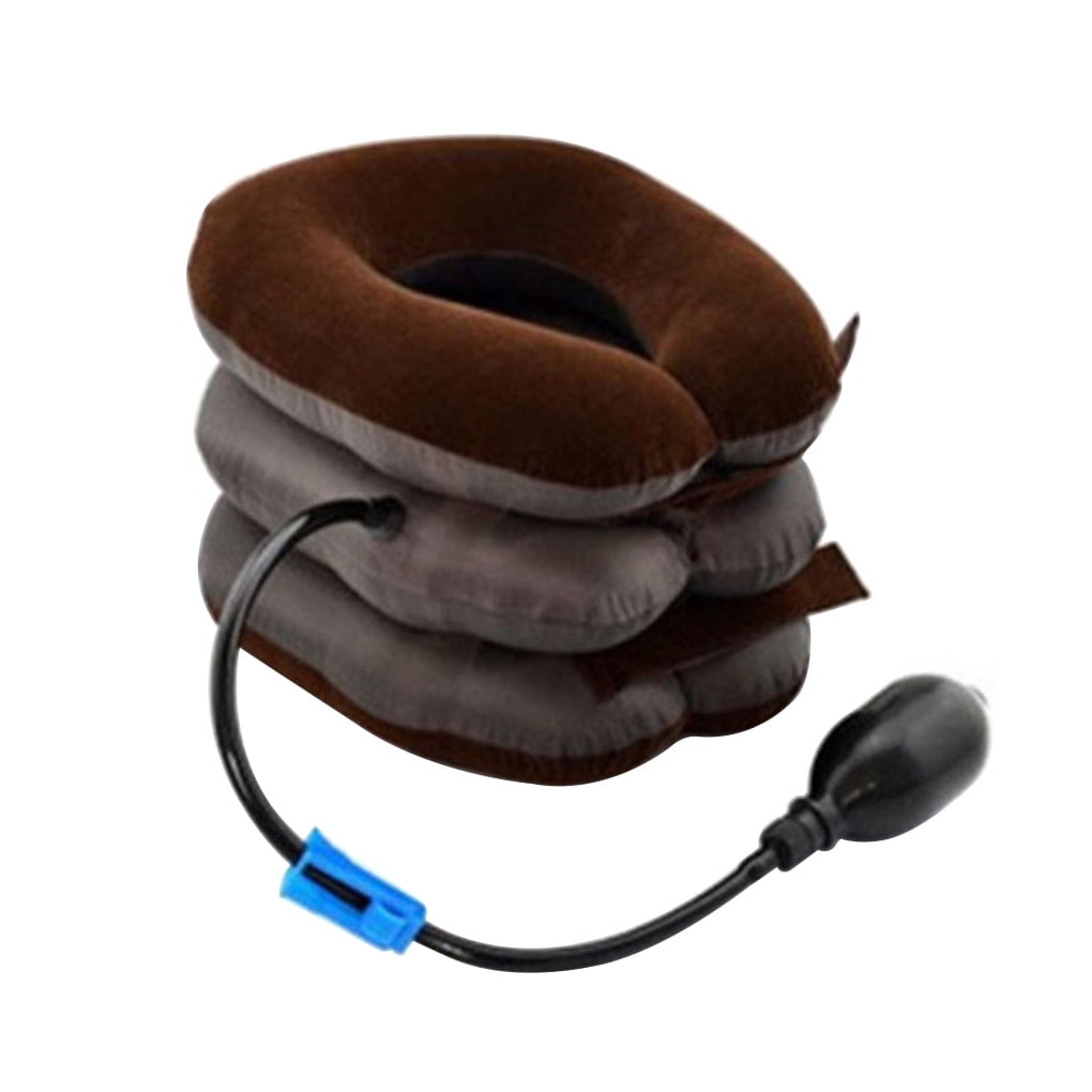 U-shape Cervical Traction Device Adjustable Headache Release Neck Stretcher for Home