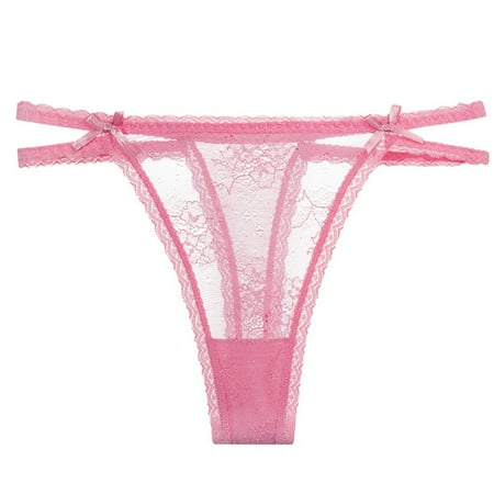 

Spdoo G-String Thongs for Women Lace Low Rise Underwear for Ladies T-back Tanga Panties
