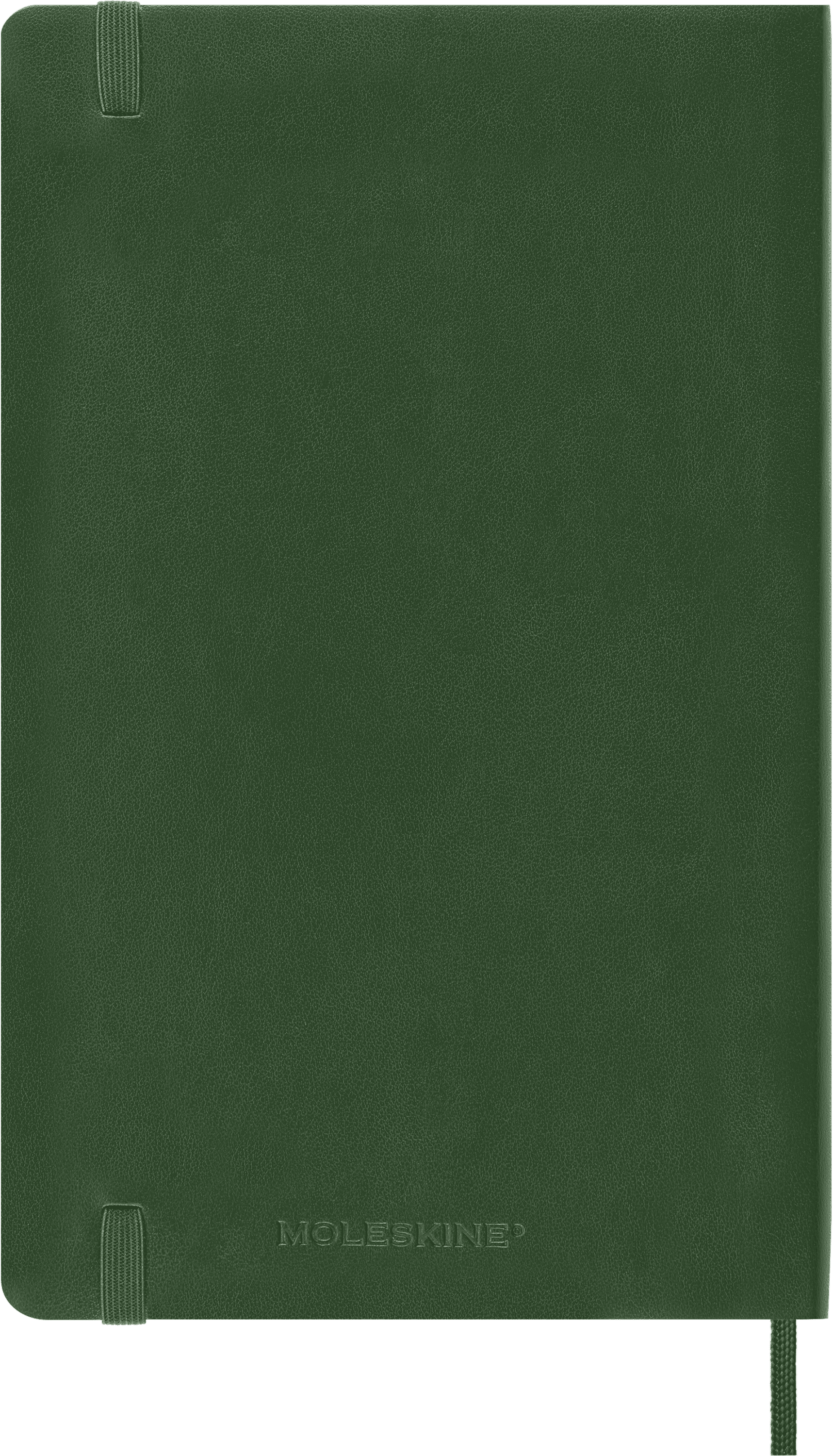 (2 pack) Moleskine Classic Notebook, Soft Cover, Large (5" 8.25"), Ruled, Myrtle Green