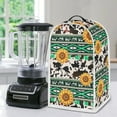 thumbnail image 5 of Yuyamidu Cow Print Blender Cover with Handle Sunflower Food Processor Cover Universal Coffee Maker Appliance Covers Kitchen Appliance Dustproof Cover Decoration, 5 of 6