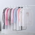 thumbnail image 2 of Translucent And Visible Clothes Dust Cover Clothes Dust Cover, Garment Dust Cover, Hanging Clothes Dust Cover Waterproof Coat Dust Cover Clothes Hanging Bag, For Wardrobe For, 2 of 8
