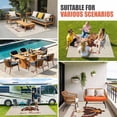 thumbnail image 3 of Thanksgiving Turkey Outdoor Rug 4x6 Ft, Non Slip Washable Area Rug, Give Thanks Fall Farmhouse Patio Rugs Carpet Runner, Large Floor Mat for Indoor/Outdoor Deck Porch Camping, 3 of 8