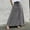 Gray, variant on Stichou Button Down Maxi Skirts for Women, High Waist A-Line Pleated Long Skirts with Pockets Gray 2XL