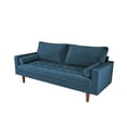 thumbnail image 4 of Uspridefurniture Hazen 69.7'' Velvet Square Arm Sofa,Blue, 4 of 5