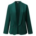 thumbnail image 1 of Vedolay Blazer Jackets Suit Jackets for Women Casual Long Sleeve Open Front Lapel Collar Work Office Blazer Jacket,Green XXL, 1 of 4