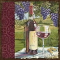 thumbnail image 2 of Brent, Paul 12x12 Gold Ornate Wood Framed with Double Matting Museum Art Print Titled - At the Vineyard I, 2 of 4