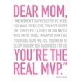 thumbnail image 2 of Grey, Jace 25x32 Gold Ornate Wood Framed with Double Matting Museum Art Print Titled - Mom Real MVP, 2 of 4