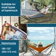 thumbnail image 4 of Tranquillo Adjustable Hammock Stand 600 lbs Capacity, Collapsible Camping Hammock and Stand, Double Hammock with Stand for 2 Persons, Quick & Easy Assembly Garden Yard Patio Lawn, Grey, 4 of 9