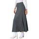 thumbnail image 4 of Falda Maxi Casual Ligera de Cintura Alta Estilo Flare S Oscuro Gris, 4 of 6