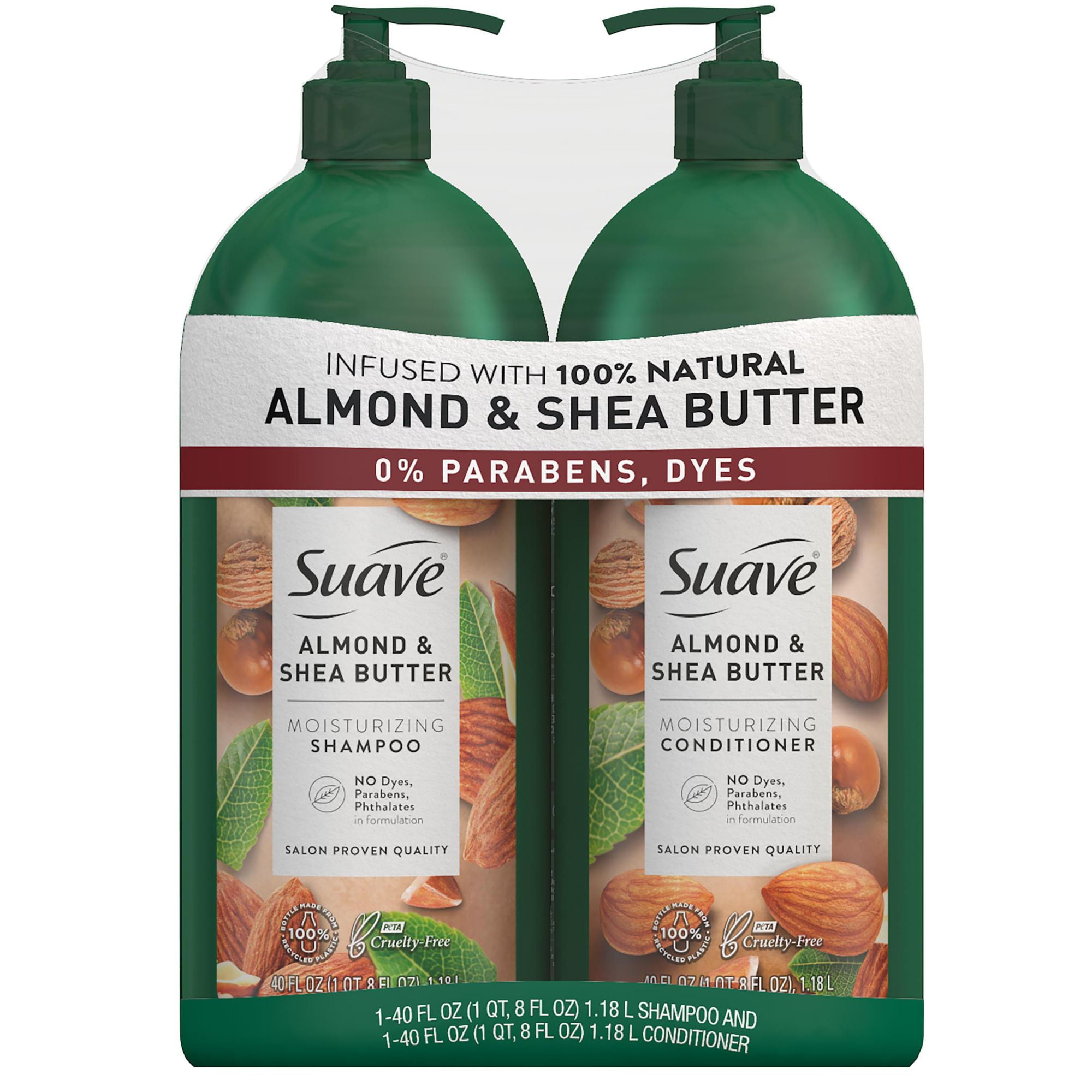 Suave Professionals Moisturizing Shampoo and Conditioner Almond and Shea Bu