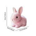 thumbnail image 2 of Electronic bunny plush toy with interactive play, 2 of 3