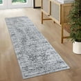 thumbnail image 7 of Glattice Washable Runner Rug 2x5 Gray Runners Non-Slip Ultra Soft Printed Distressed Medallion Floor Carpet Runner for Bedroom Hallway Kitchen, 7 of 7