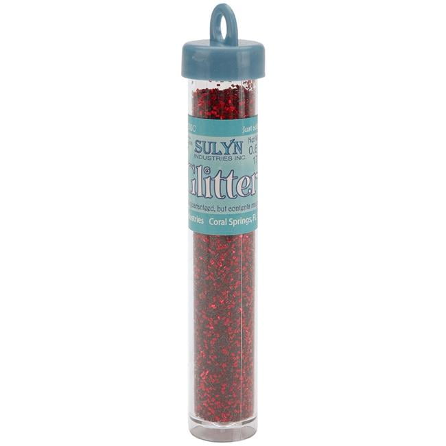 Sulyn Glitter .6oz Tube Red