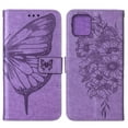 thumbnail image 2 of Mantto iPhone 13 Case, Magnetic Folio Butterfly Patterned Wallet Case, PU Leather with Wrist Strap Credit Card Holder Slots Kickstand Protective Cover For iPhone 13, Lightpurple, 2 of 10