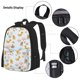 thumbnail image 3 of Balery Squirrel In The Forest Mochila escolar 3 en 1 para niños: mochila resistente con lonchera térmica y estuche para lápices. Mochila escolar para niños y niñas., 3 of 7