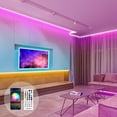 thumbnail image 2 of Tira de luces LED impermeable de 54 W, 10 m, RGB 5050, flexible, multicolor, con control remoto de 40 teclas, ideal para decorar dormitorios (1 x 10 m) [Clase energética A], 2 of 5