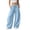 52# Sky Blue, variant on Barrel Sweatpants Women Wide Leg Baggy Lounge Casual Y2K Elastic Waisted Lounge Track Travel Pants with Pockets Pink M
